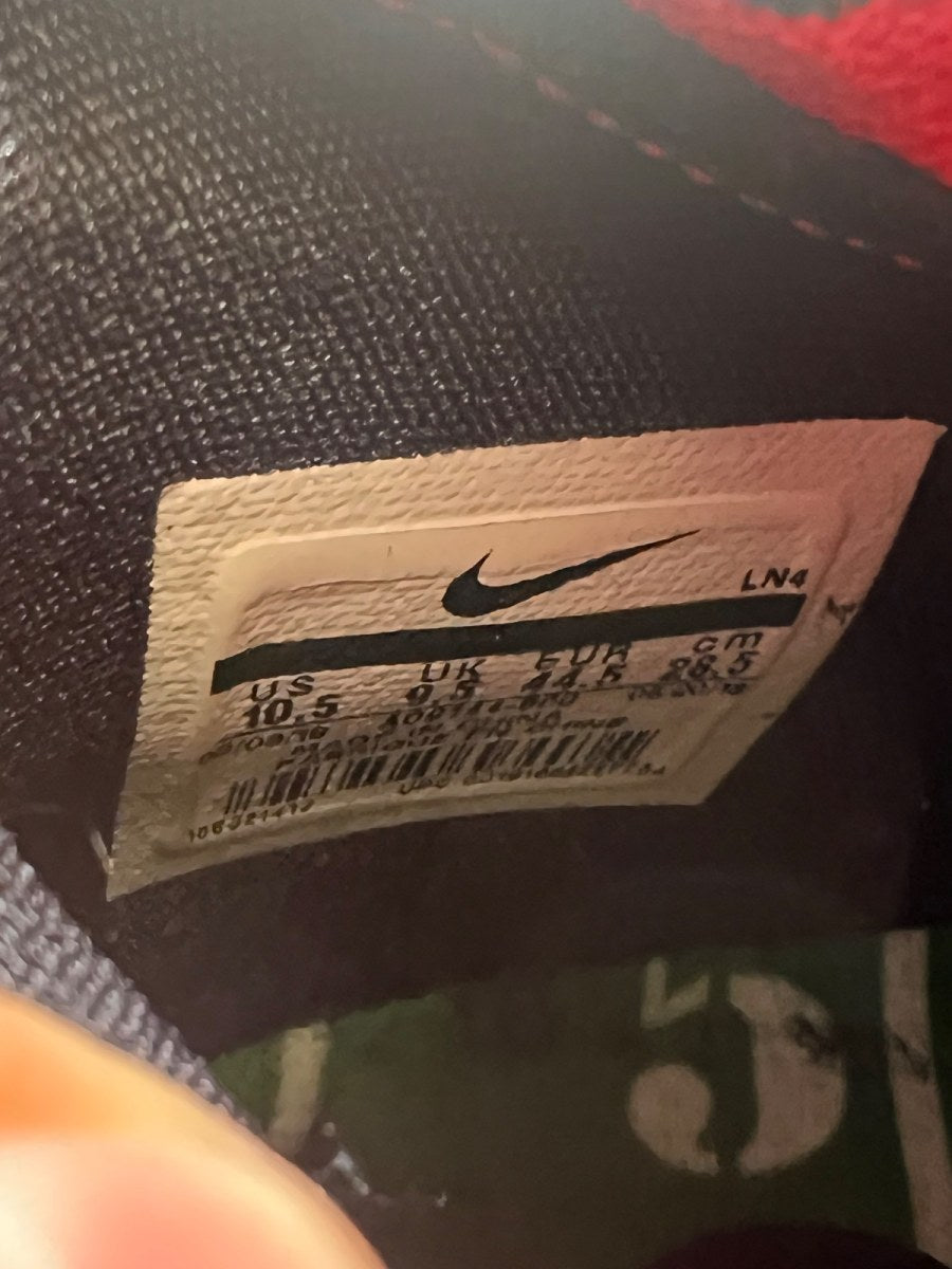Nike LeBron 15 Red Diamond Turf 10.5 (Moderately Worn Pre-Owned)NikeUniversity Red/White-Black - Image 8