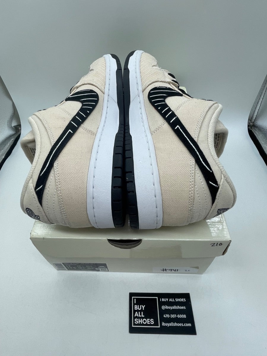 Nike SB Dunk Low Albino & Preto 12 (Moderately Worn Pre-Owned) - Image 6