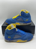 Jordan 5 Retro JSP Laney Varsity Royal 10.5 (Moderately Worn Pre-Owned)JordanVarsity Royal/Varsity Maize-Light Charcoal - Image 1