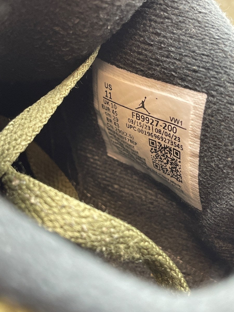 Jordan 4 Retro SE Craft Medium Olive 11 (Heavily Worn Pre-Owned) - Image 8