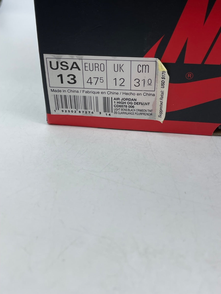 Jordan 1 Retro High OG Defiant SB NYC to Paris 13 (Moderately Worn Pre-Owned) - Image 9