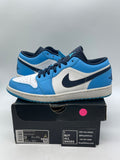 Jordan 1 Low UNC (2021) 9 (Moderately Worn Pre-Owned) - Image 1