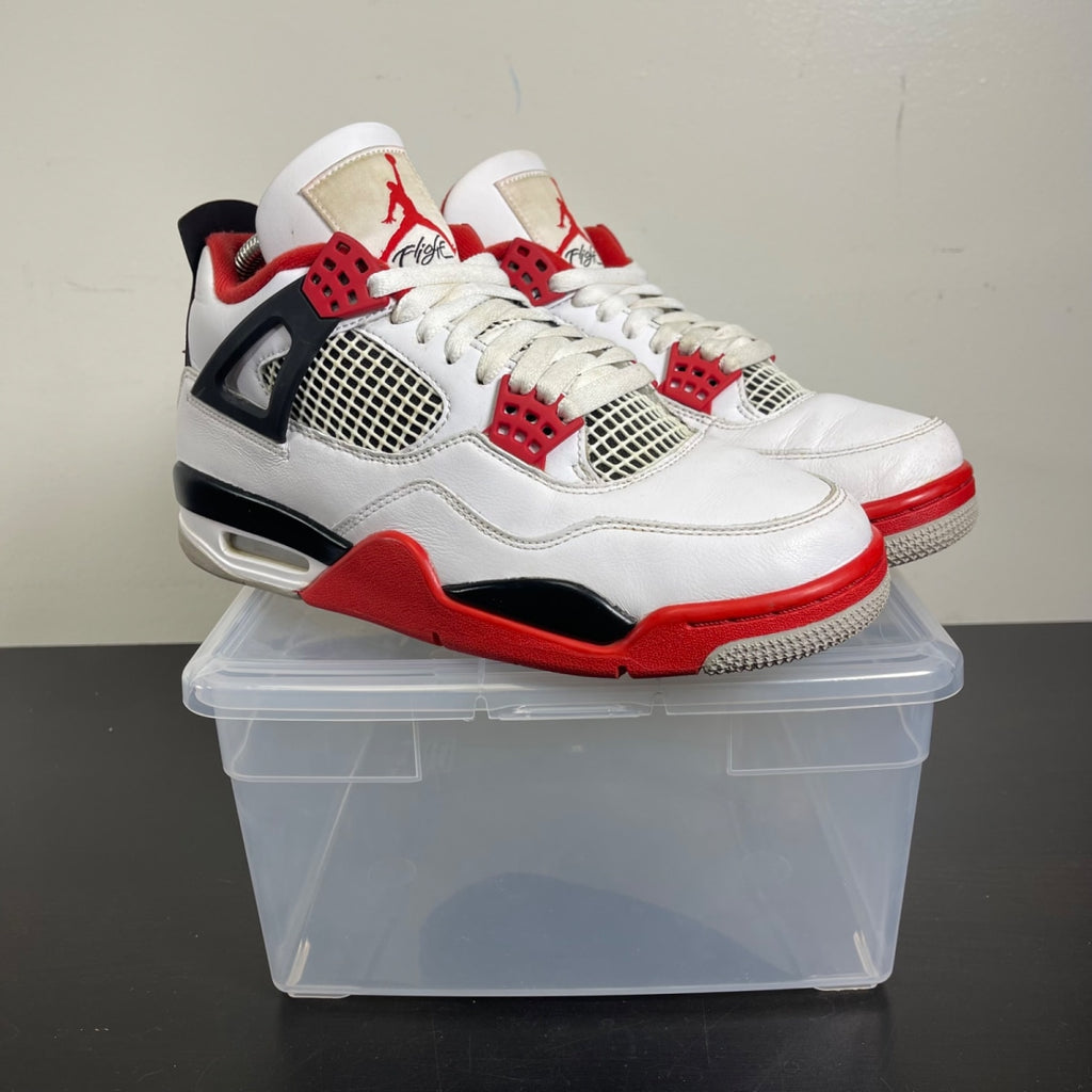 Jordan 4 Retro Fire Red (2020) (Size 8) - Image 1