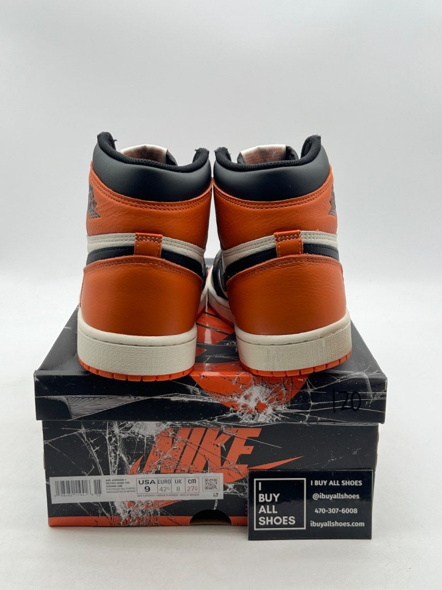 Jordan 1 Retro High OG Shattered Backboard (2025) 9 (Lightly Worn Pre-Owned) - Image 3