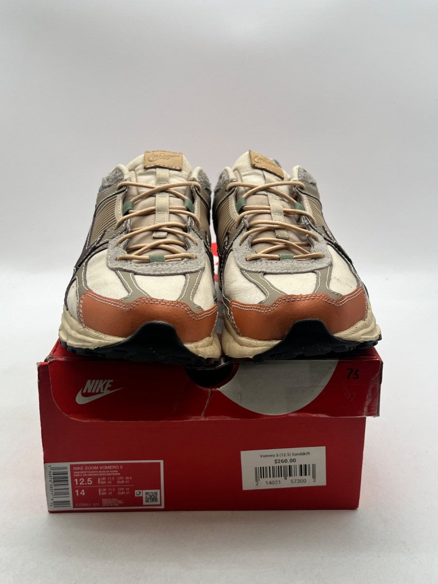 Nike Zoom Vomero 5 Sashiko 12.5 (Moderately Worn Pre-Owned)NikeSanddrift/Muslin/Khaki/Earth - Image 2
