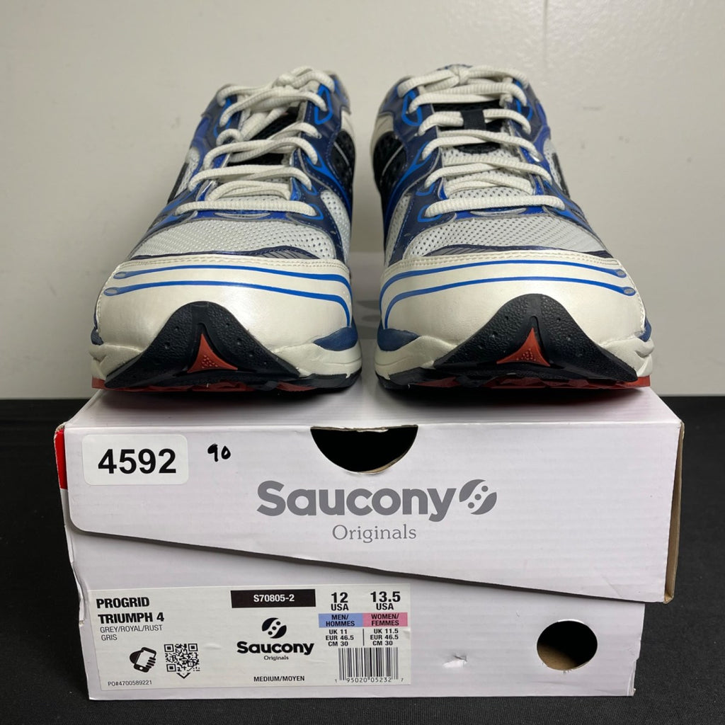 Saucony ProGrid Triumph 4 CS Grey Royal Rust (Size 12) - Image 2