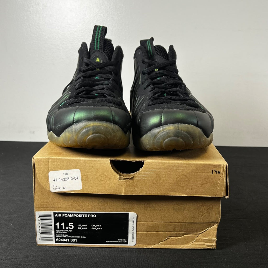 Nike Air Foamposite Pro Pine Green (Size 11.5) - Image 2