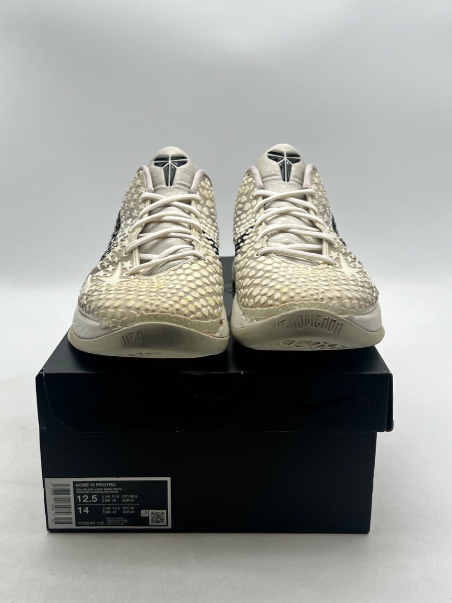 Nike Kobe 6 Protro Sail All-Star 12.5 (Moderately Worn Pre-Owned)NikeSail/Black/Light Bone/White/Platinum Violet - Image 2