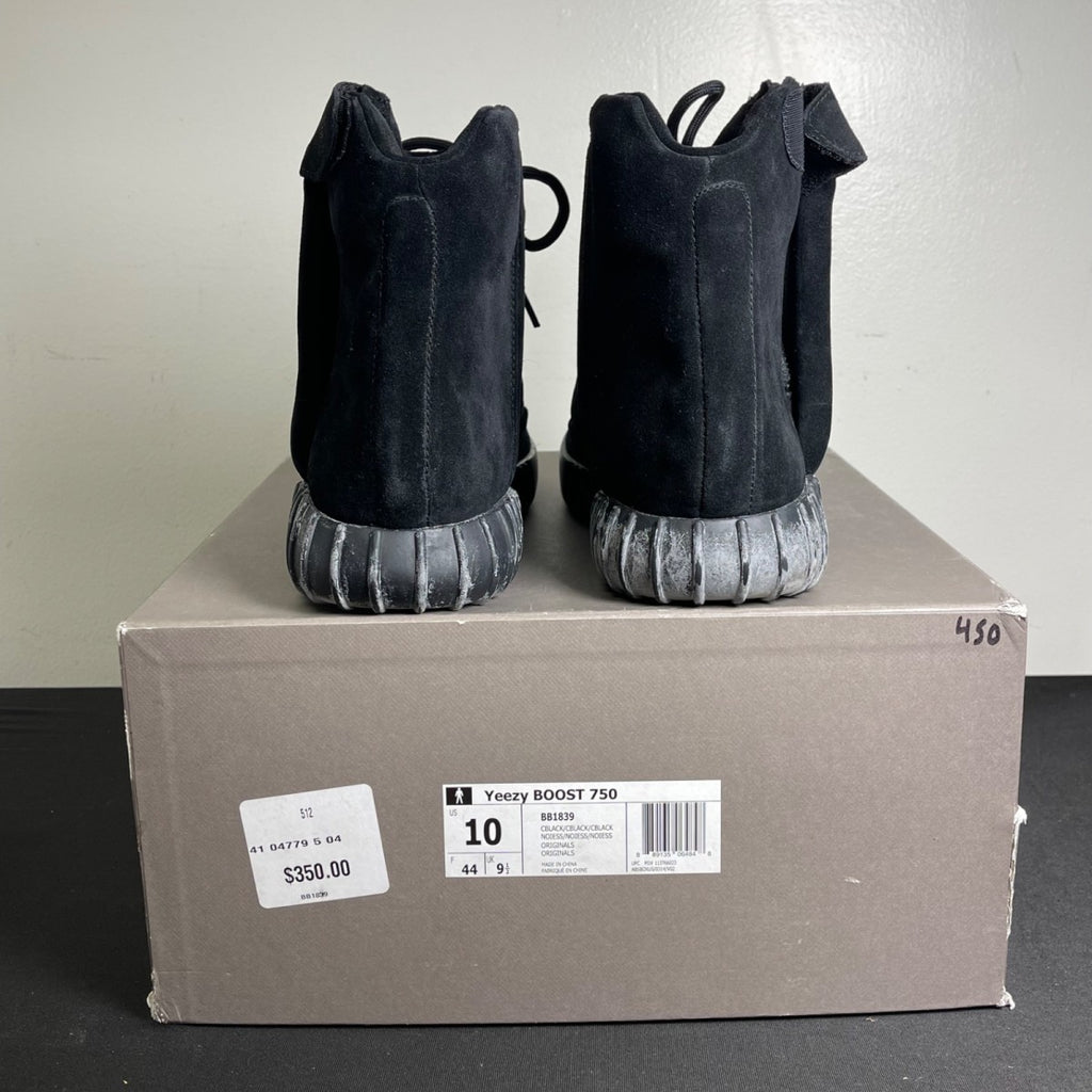 adidas Yeezy Boost 750 Triple Black (Size 10) - Image 4