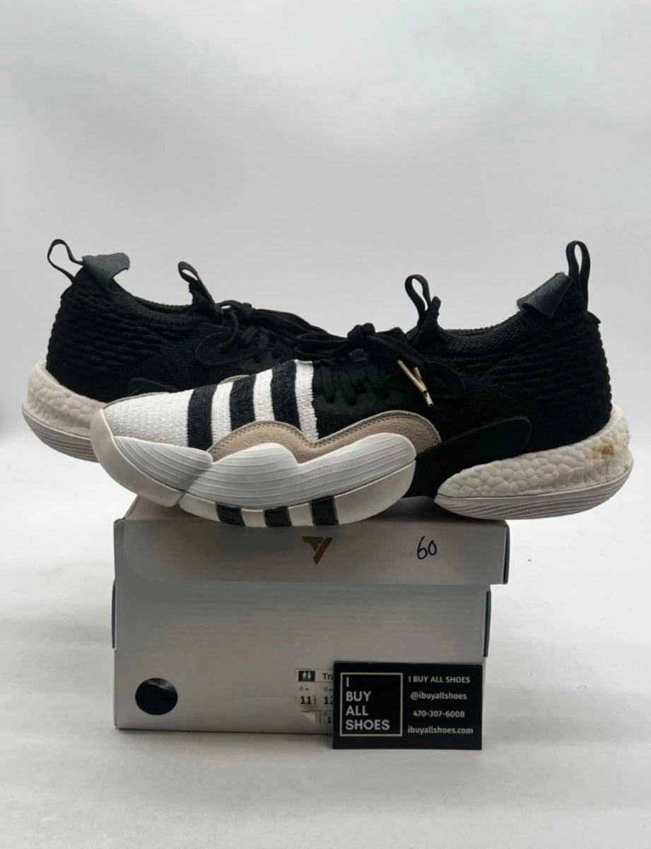 adidas Trae Young 2.0 Super Villain 11.5 (Lightly Worn Pre-Owned)adidasFootwear White/Core Black - Image 1