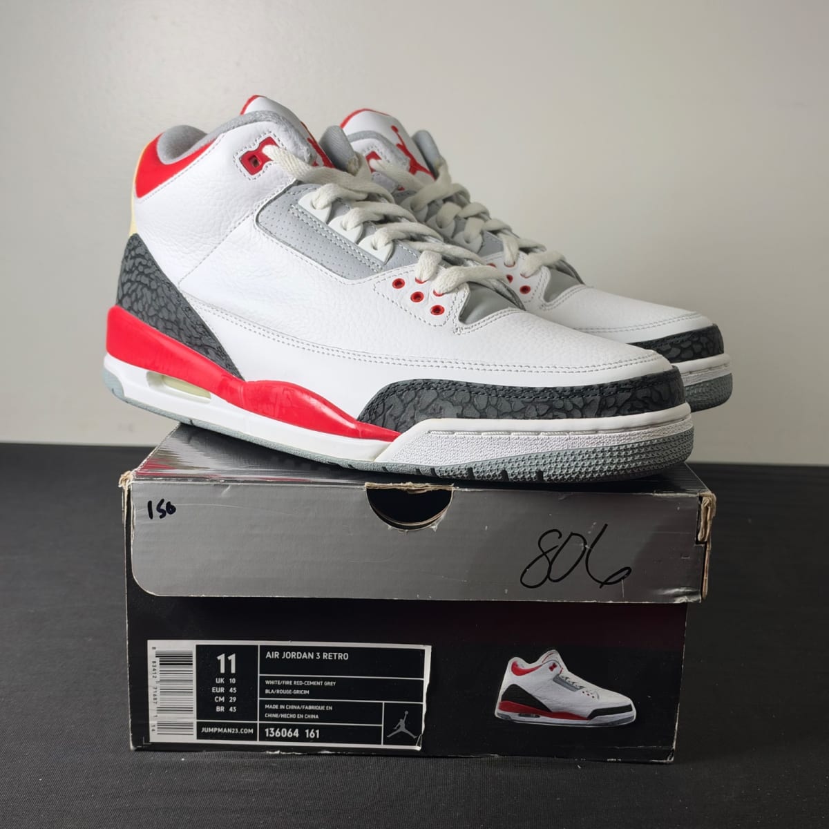 Jordan 3 Retro Fire Red (2007) (Size 11) - aux