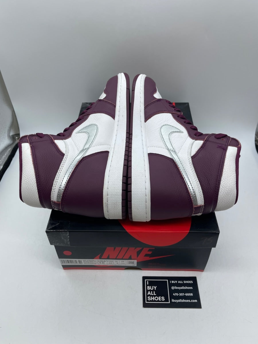 Jordan 1 Retro High OG Bordeaux 10 (Moderately Worn Pre-Owned) - Image 6