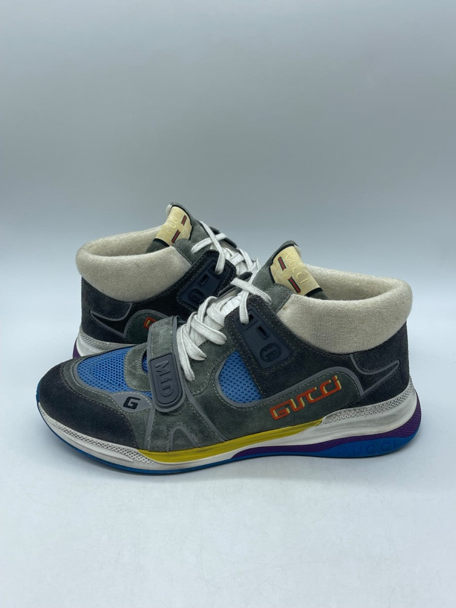 Gucci Ultrapace Mid 'Black Grey' 11 (Moderately Worn Pre-Owned) - Image 1