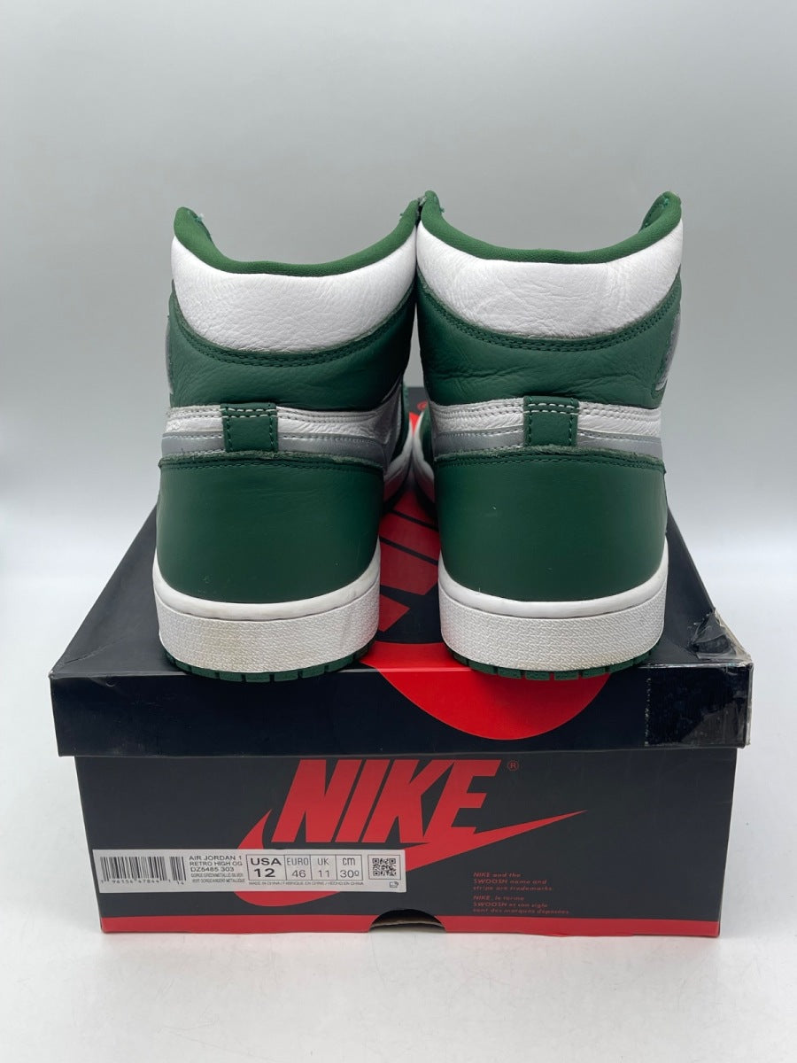 Jordan 1 Retro High OG Gorge Green 12 (Moderately Worn Pre-Owned) - Image 3