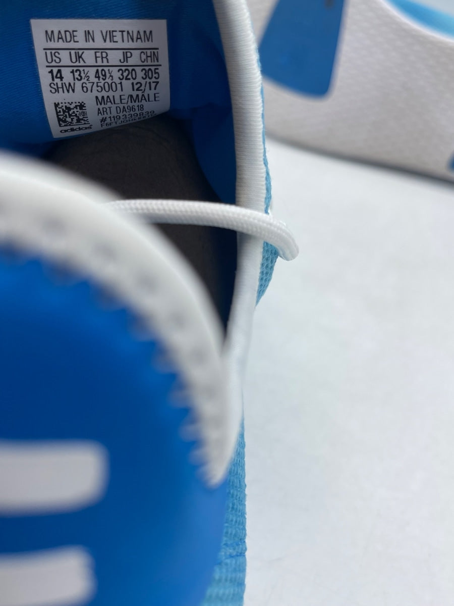 adidas Tennis HU Pharrell Holi Blue 14 (Moderately Worn Pre-Owned) - Image 8