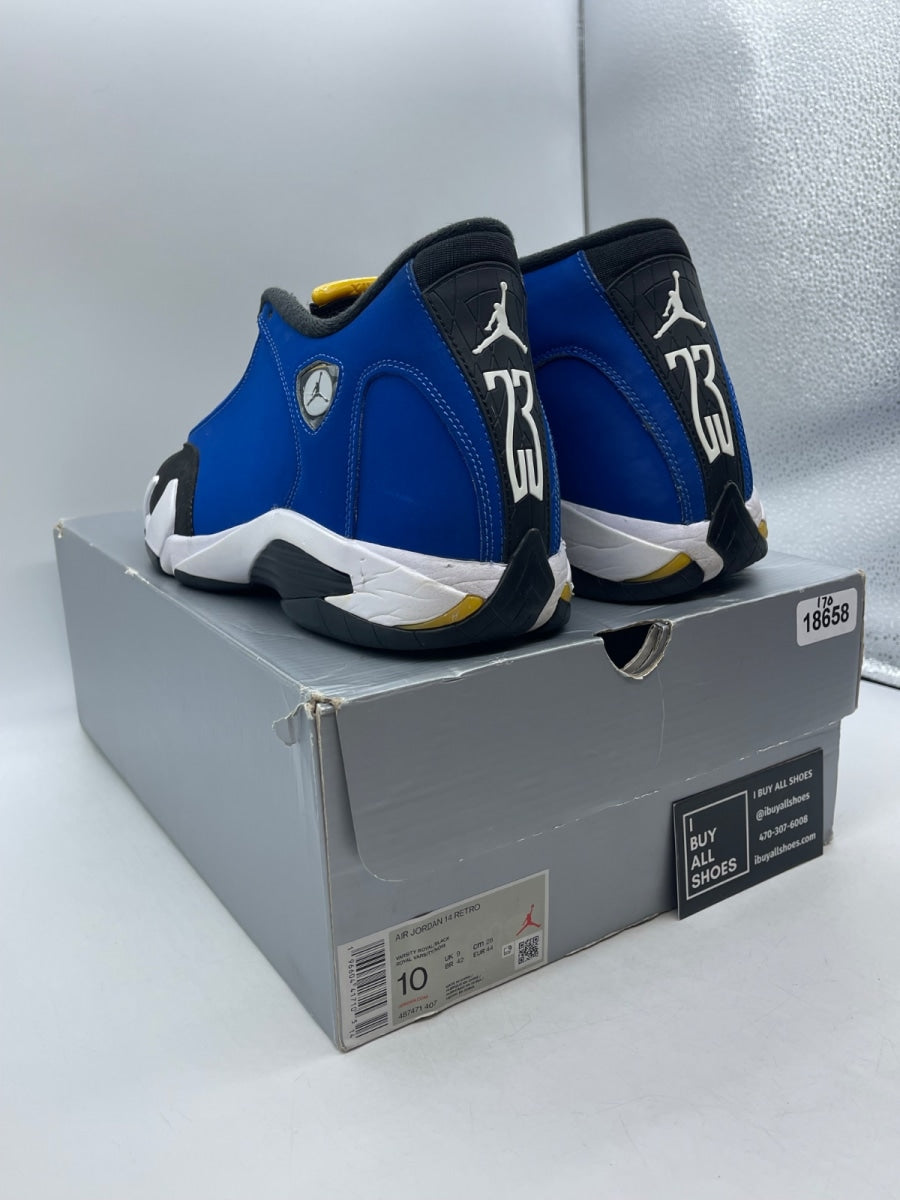Jordan 14 Retro Laney (2023) 10 (Moderately Worn Pre-Owned) - Image 4