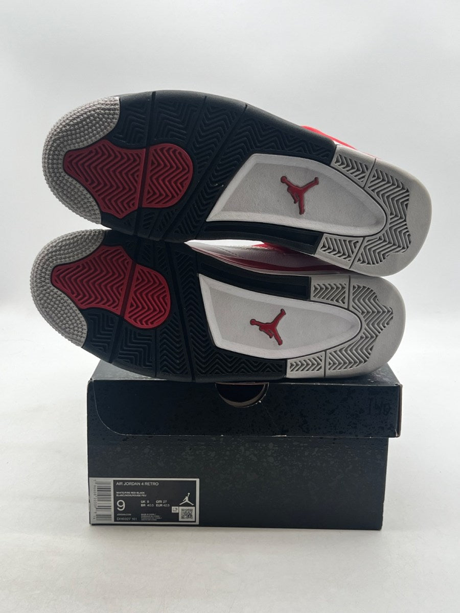 Jordan 4 Retro Red Cement 9 (Lightly Worn Pre-Owned) - Image 8