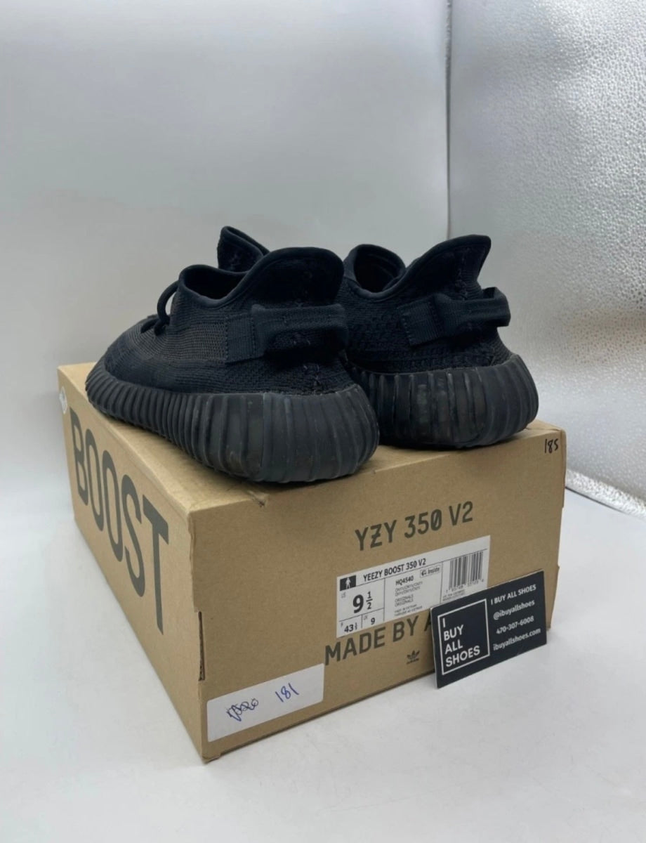 adidas Yeezy Boost 350 V2 Onyx 9.5 (Lightly Worn Pre-Owned)adidasOnyx/Onyx/Onyx - Image 6