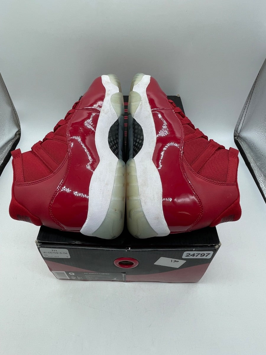 Jordan 11 Retro Win Like 96 9 (Moderately Worn Pre-Owned)JordanGym Red/Black-White - Image 6