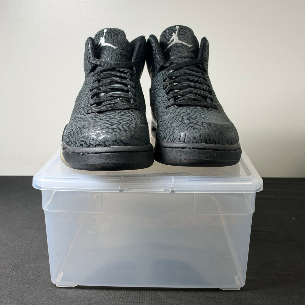 Jordan 5 Retro 3Lab5 Black Silver (Size 9.5) - Image 2