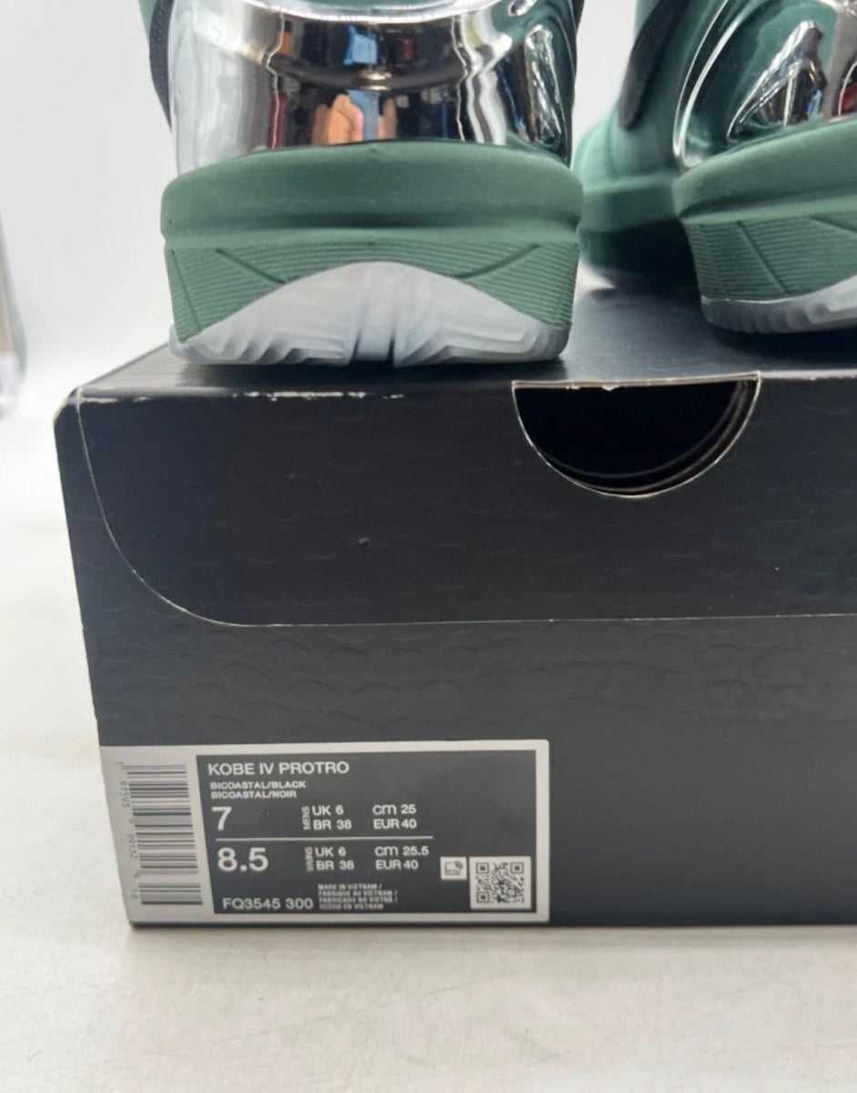 Nike Kobe 4 Protro Girl Dad 7 (Lightly Worn Pre-Owned)NikeBicoastal/Black/Metallic Silver - Image 4