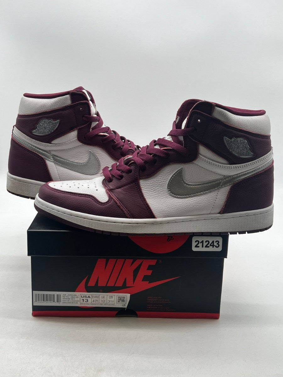 Jordan 1 Retro High OG Bordeaux 13 (Lightly Worn Pre-Owned) - Image 1