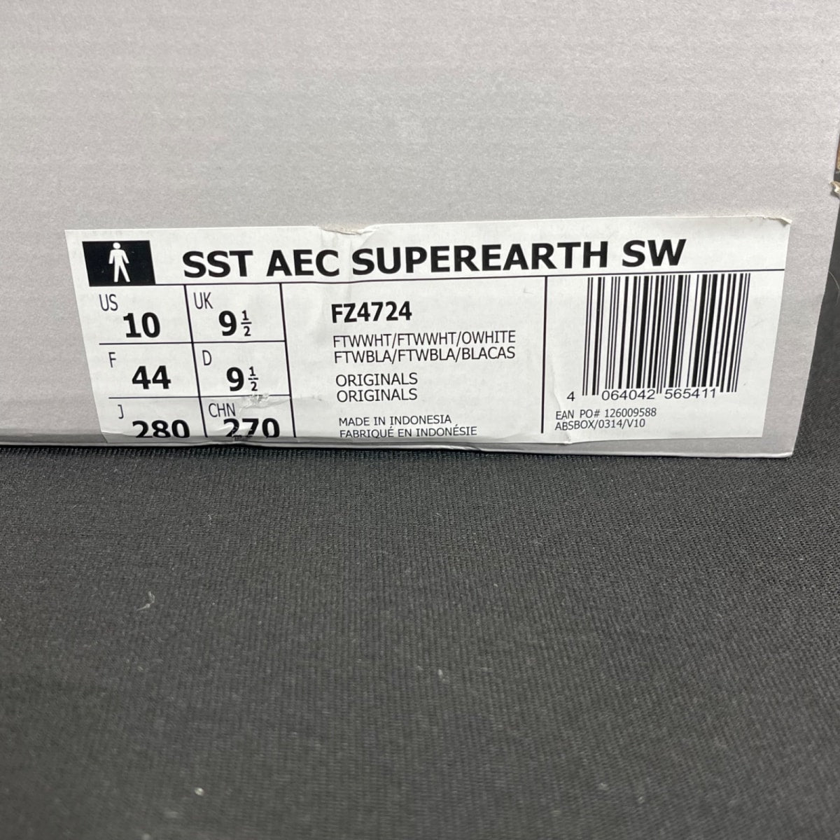 adidas Superstar Sean Wotherspoon Superearth 10 (Moderately Worn Pre-Owned)adidasCloud White/Cloud White/Off White - Image 7