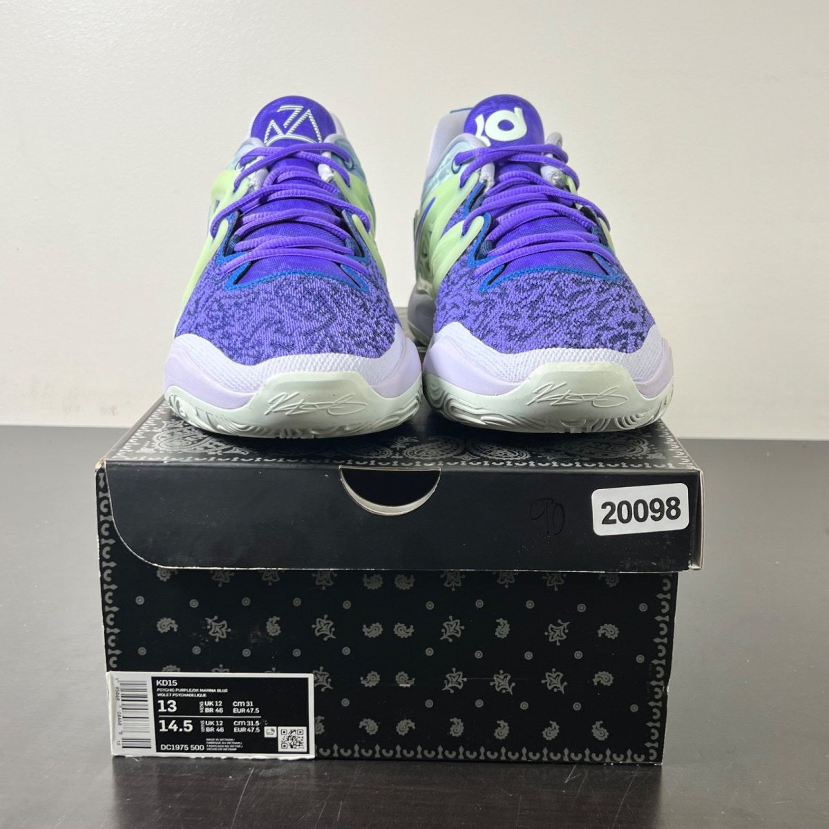 Nike KD 15 'Nightmares' 13 (Lightly Worn Pre-Owned)Nike - Image 2