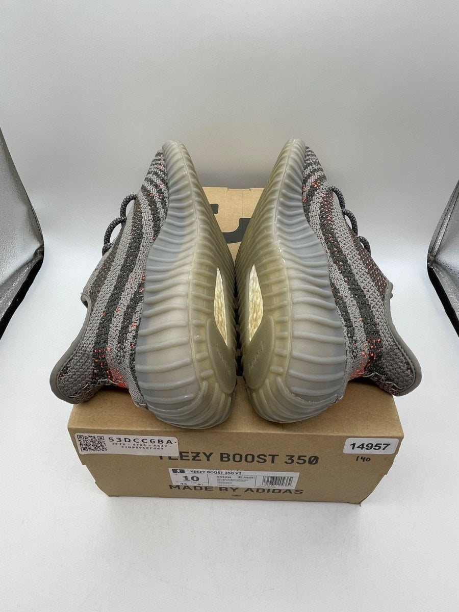 adidas Yeezy Boost 350 V2 Beluga Reflective 10 (Moderately Worn Pre-Owned)adidasReflective/Steeple Grey/Solar Red - Image 6