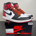 Jordan 1 Retro Premier Laser 9 (Moderately Worn Pre-Owned)JordanBlack/Varsity Red-White - Image 1