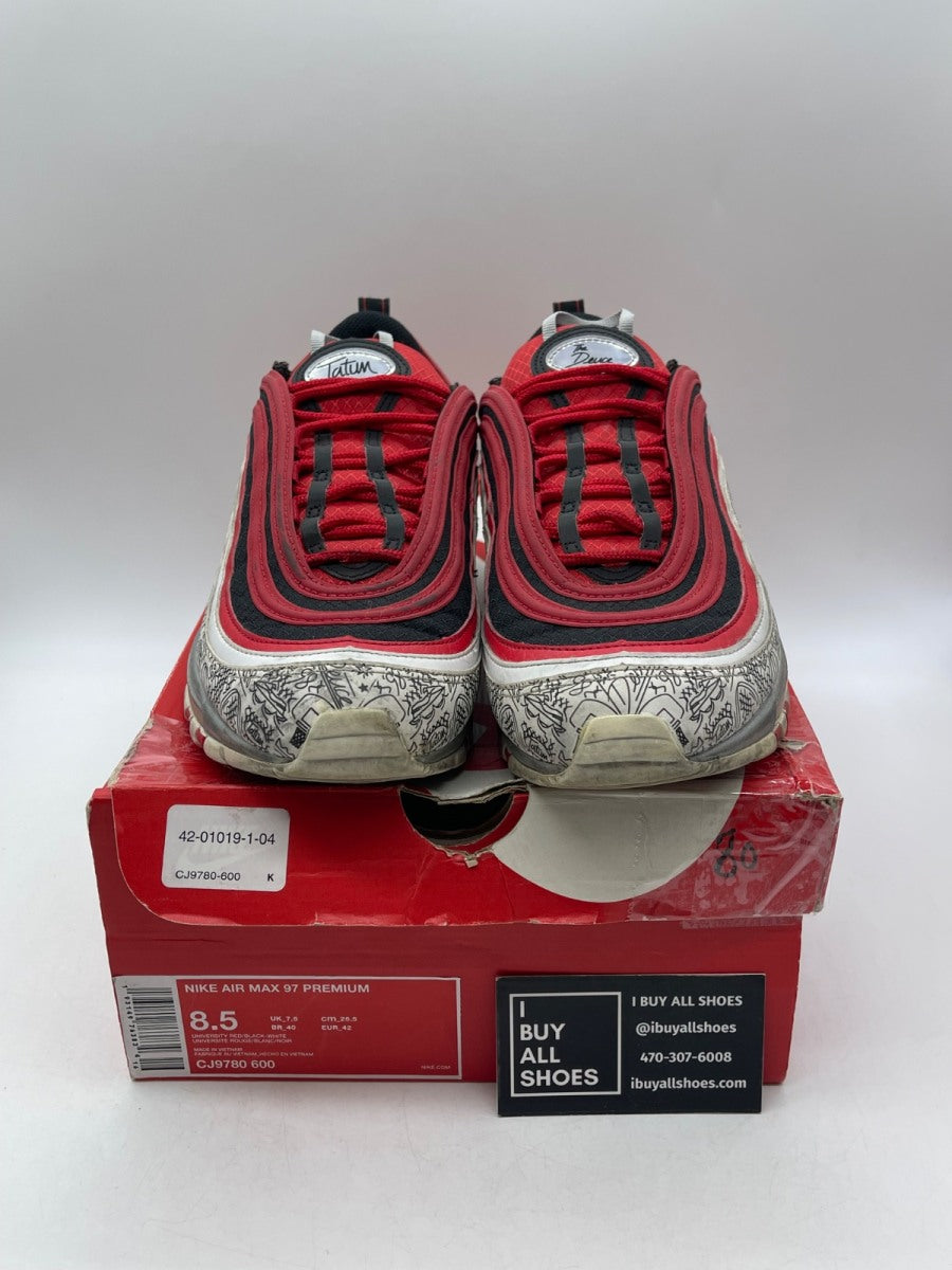 Jayson Tatum x Nike Air Max 97 'Saint Louis Roots' 8.5 (Moderately Worn Pre-Owned) - Image 2