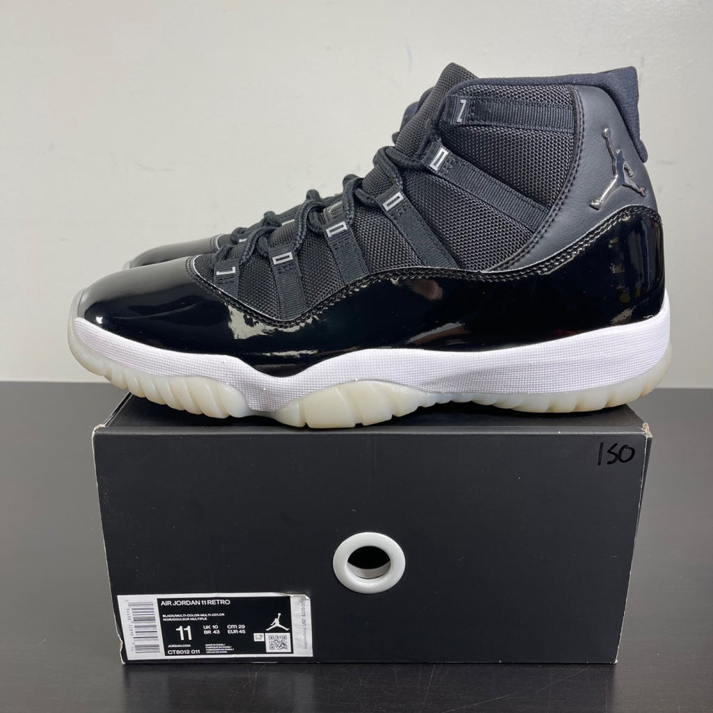 Jordan 11 Retro Jubilee 25th Anniversary 11 (Moderately Worn Pre-Owned)JordanBlack/Multi-Color-White-Multi-Color - Image 3