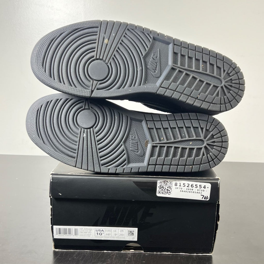 Jordan 1 Retro Low OG SP Travis Scott Black Phantom 10.5 (Lightly Worn Pre-Owned)JordanBlack/Phantom-Ale Brown-Racer Blue-Team Orange - Image 6