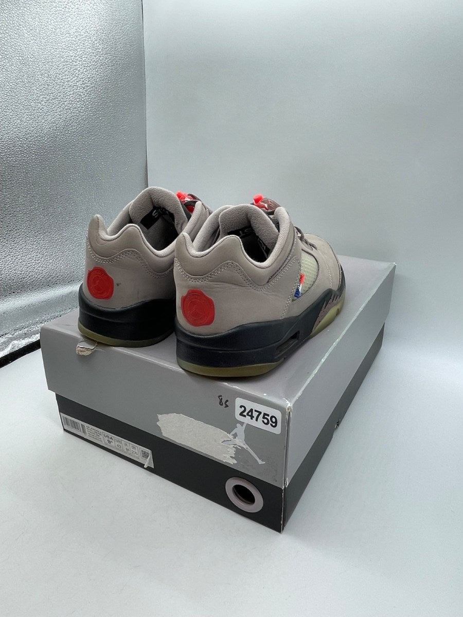 Jordan 5 Retro Low PSG (2022) 9.5 (Moderately Worn Pre-Owned)JordanPumice/Game Royal-Black-Plum Eclipse - Image 5
