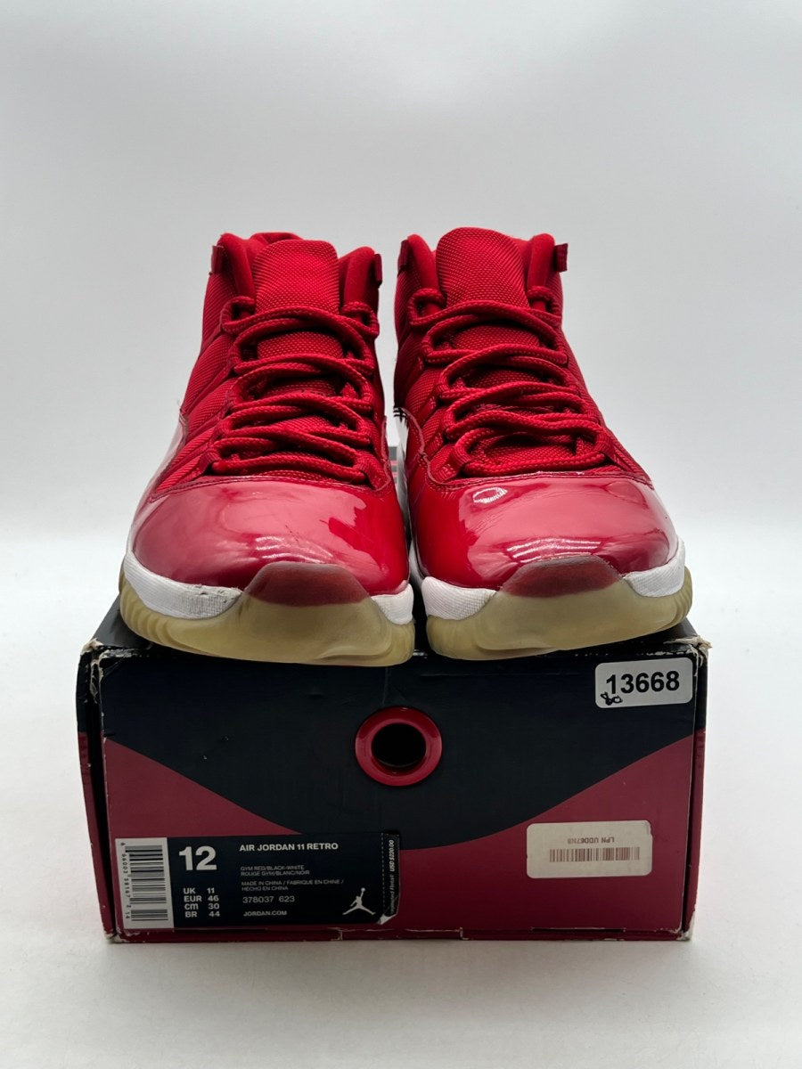 Jordan 11 Retro Win Like 96 12 (Moderately Worn Pre-Owned)JordanGym Red/Black-White - Image 2