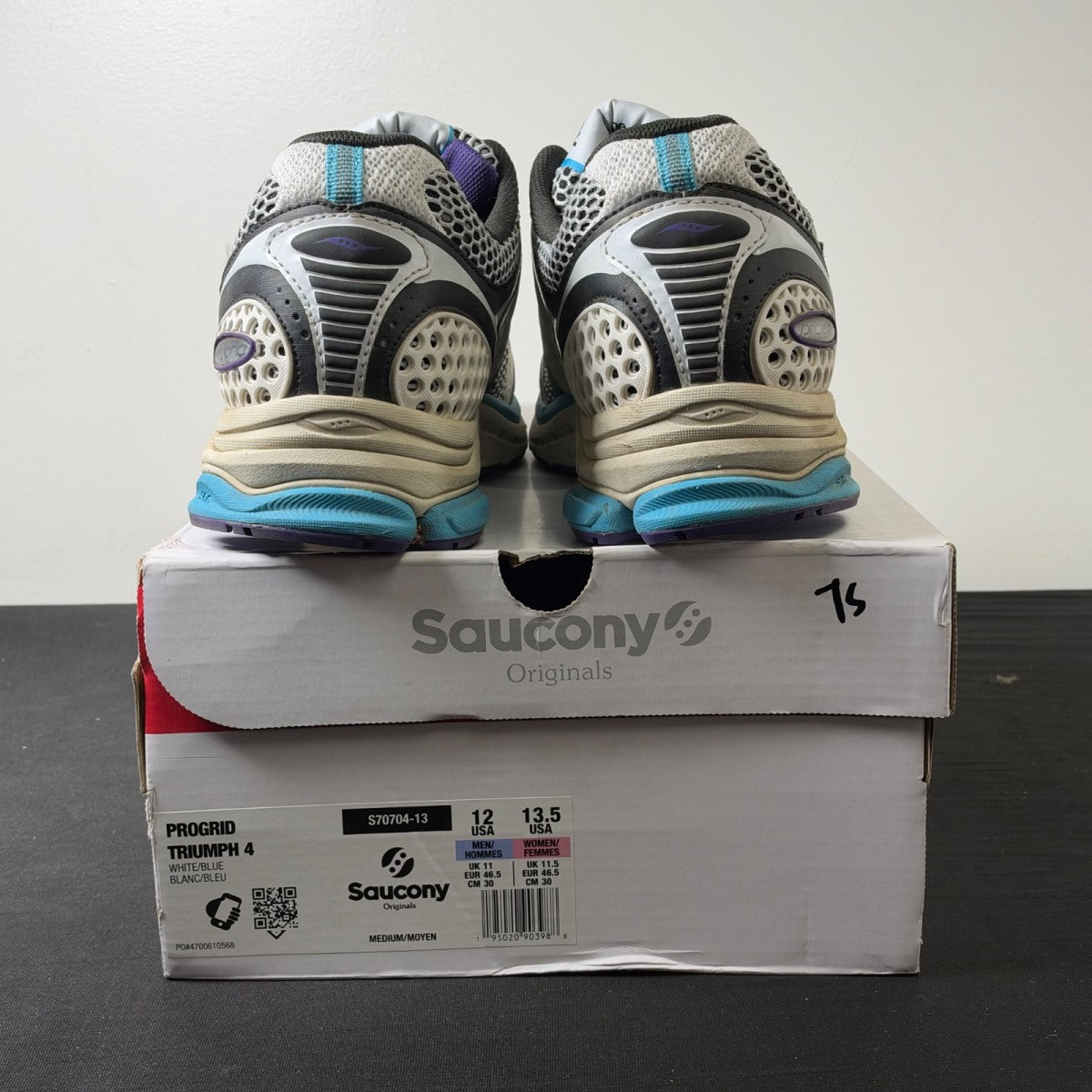 Saucony ProGrid Triumph 4 White Blue (Size 12) - Image 5