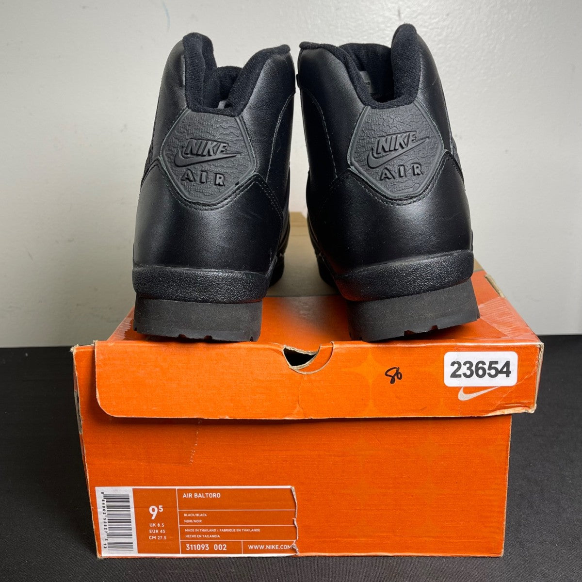 Nike Air Baltoro 'Triple Black' (Size 9.5) - Image 4
