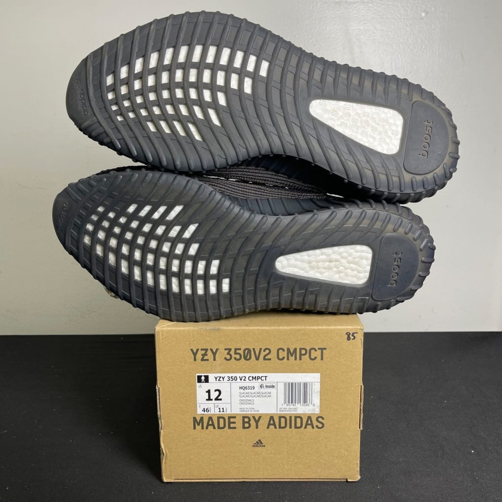adidas Yeezy 350 V2 CMPCT Slate Carbon (Size 12) - aux