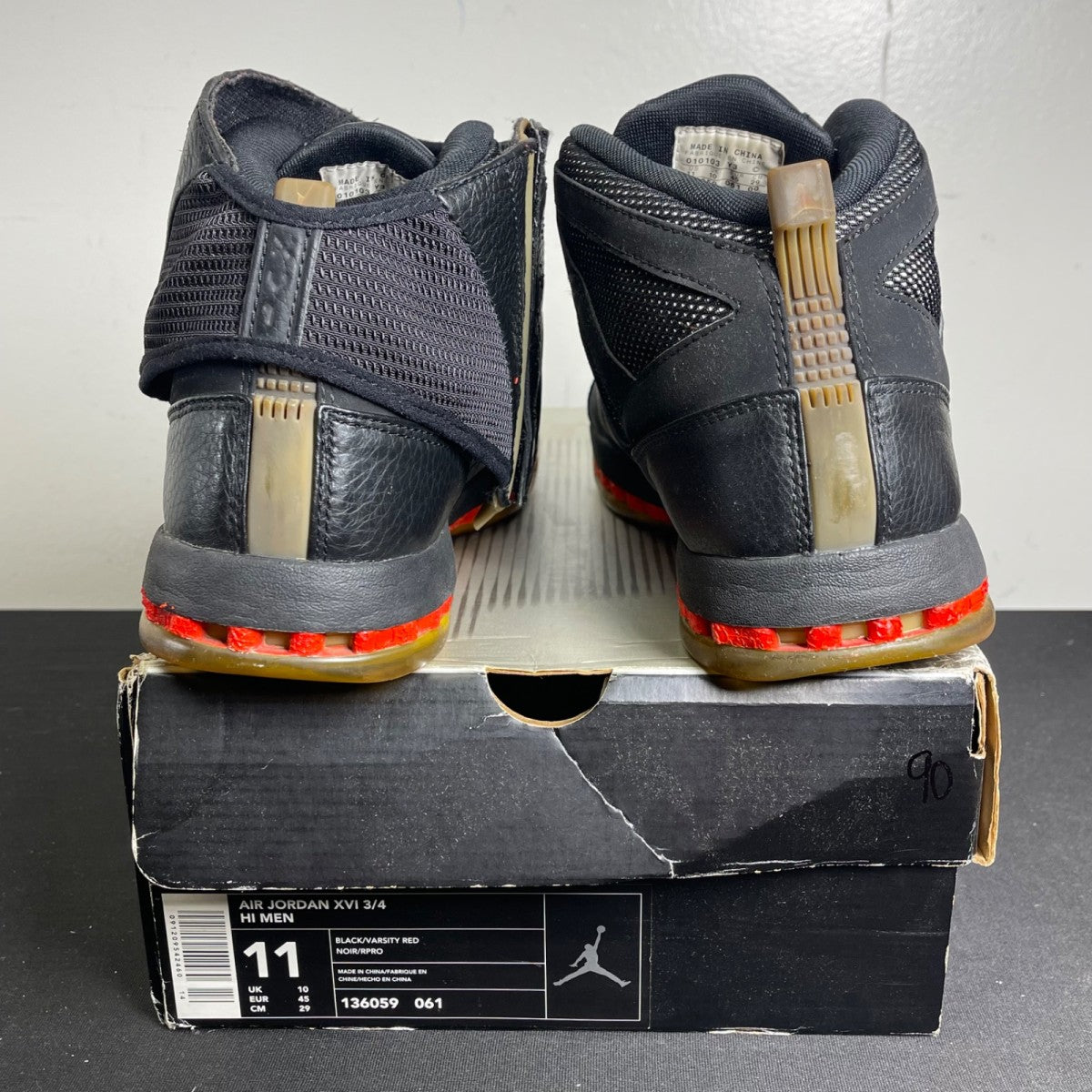 Jordan 16 Bred (2001) (Size 11) - Image 4
