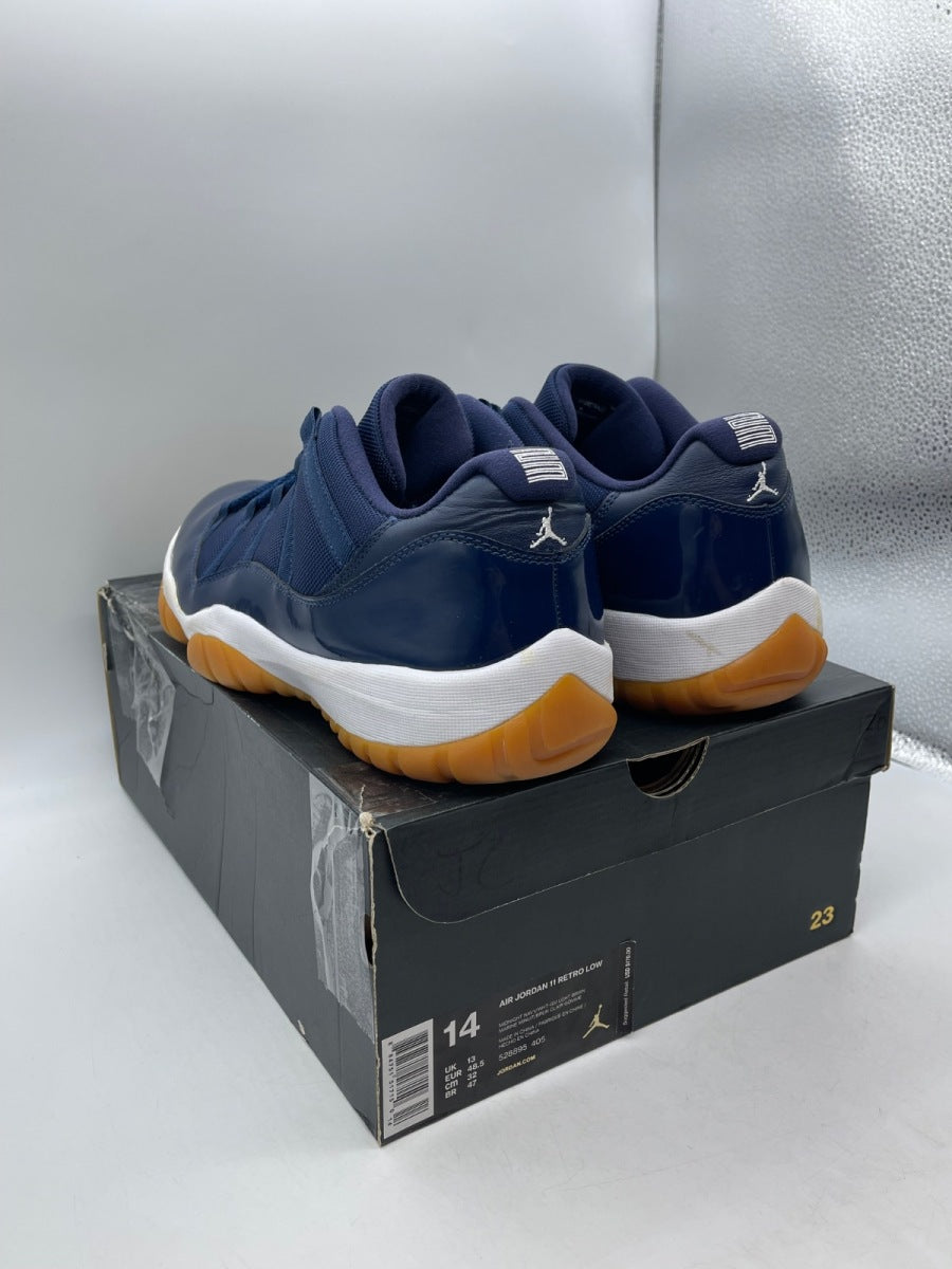 Jordan 11 Retro Low Midnight Navy 14 (Moderately Worn Pre-Owned) - Image 4