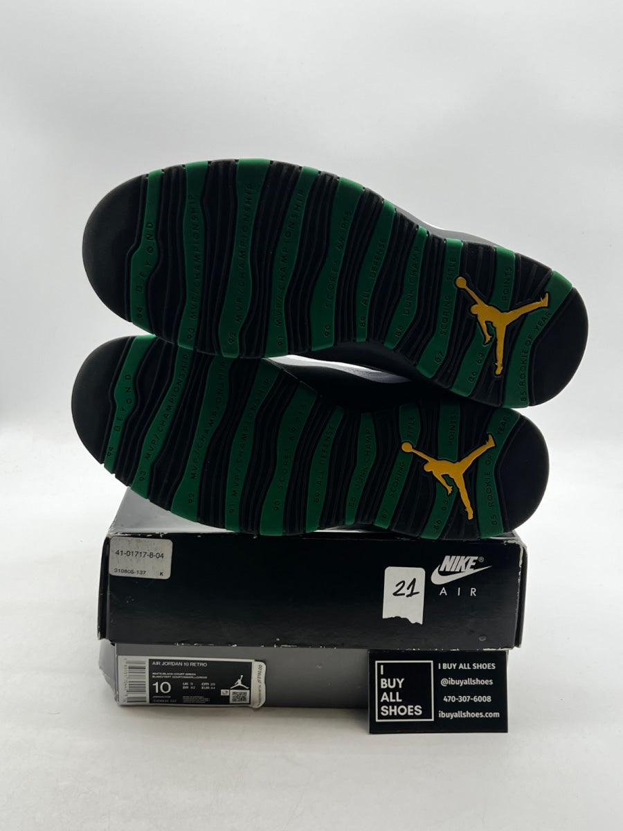 Jordan 10 Retro Seattle 9.5 (Lightly Worn Pre-Owned) - Image 8