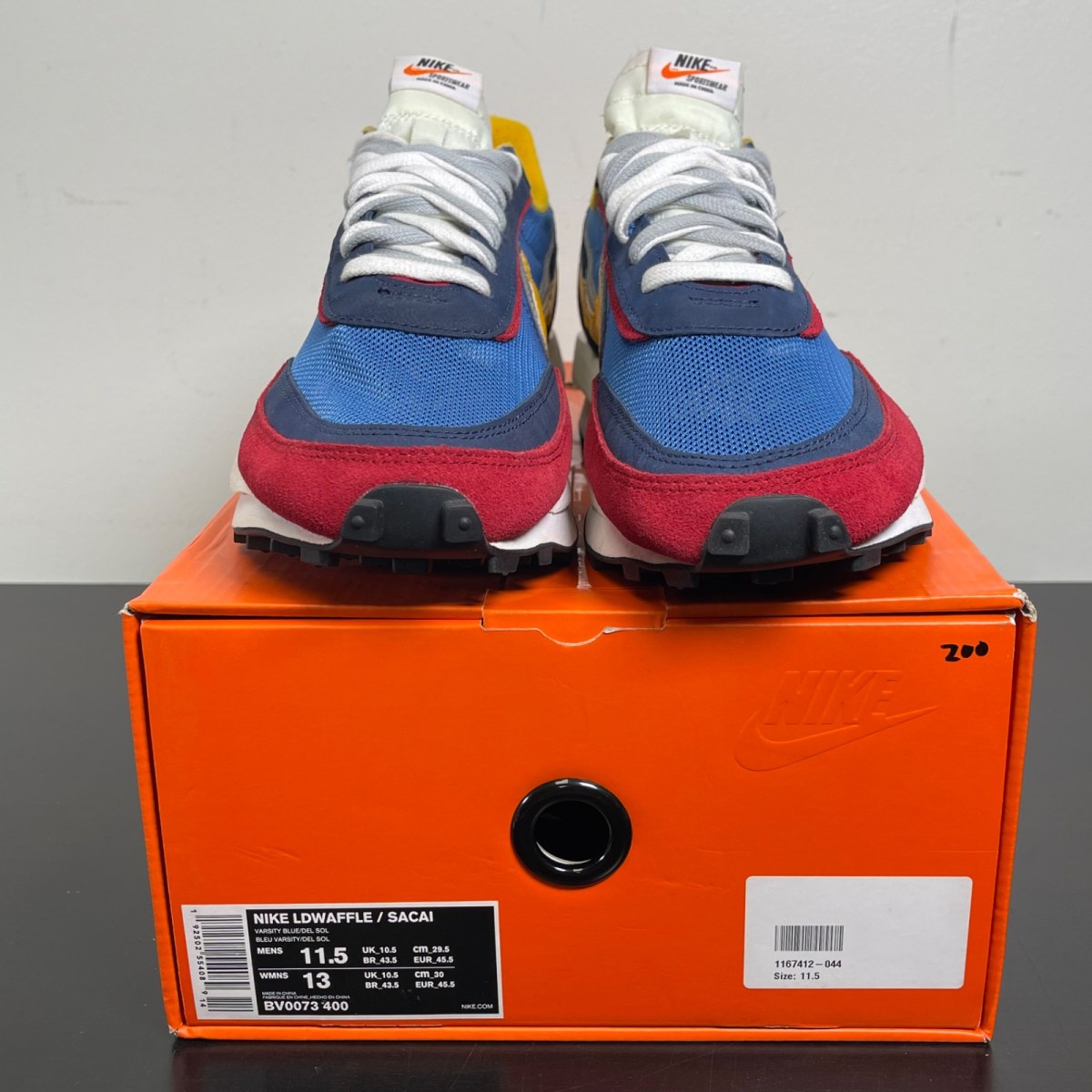 Nike LD Waffle sacai Varsity Blue 11.5 (Moderately Worn Pre-Owned)Nike - Image 2