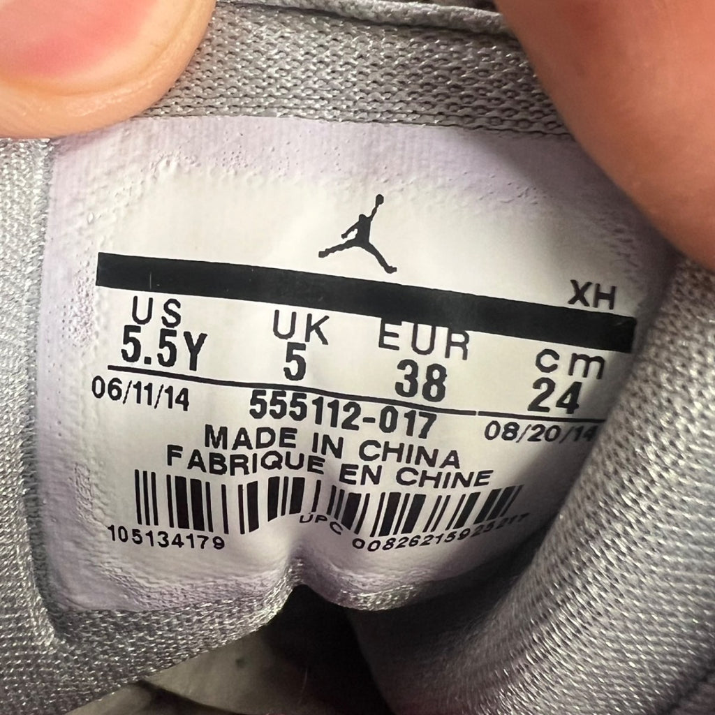 Air Jordan 1 Mid GS 'Dark Grey Hyper Pink' 5.5 (Moderately Worn Pre-Owned)Air Jordan - Image 7