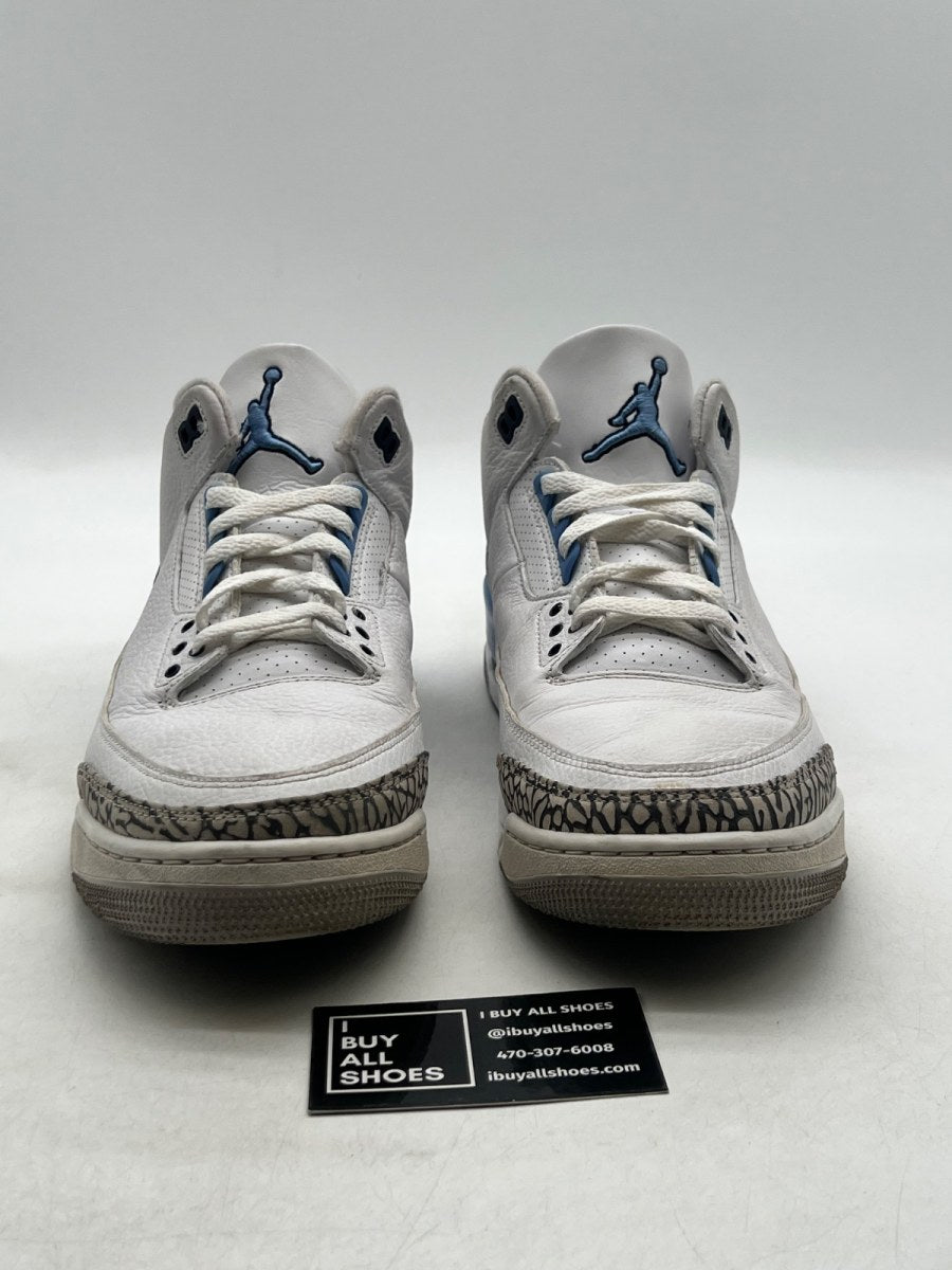 Jordan 3 Retro UNC (2020) 11 (Heavily Worn Pre-Owned) - Image 2