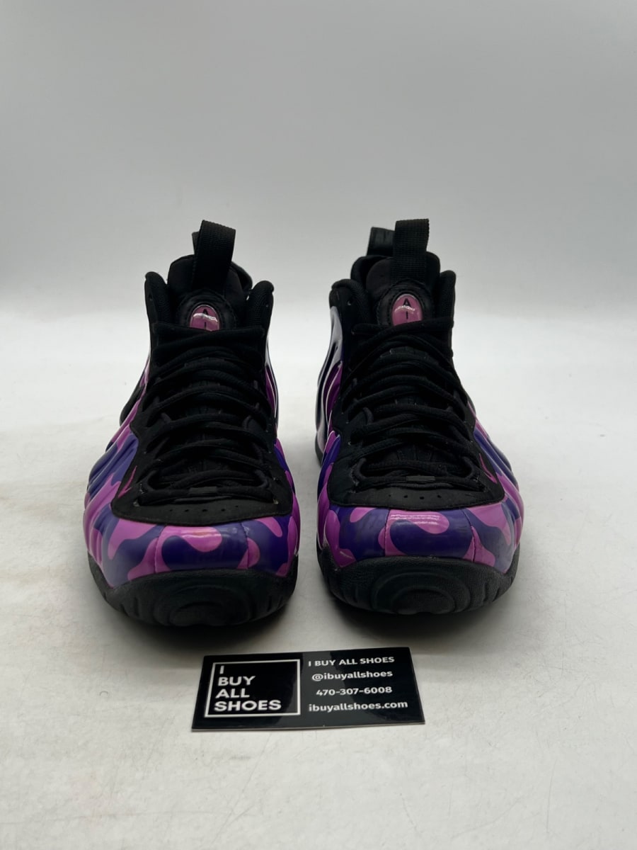 Nike Air Foamposite Pro Purple Camo 9 (Lightly Worn Pre-Owned) - Image 2