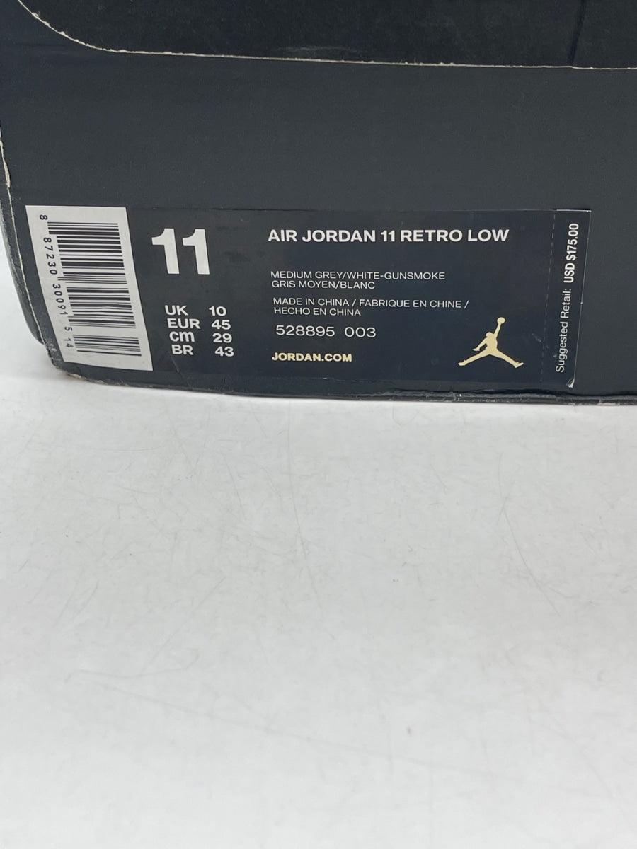 Jordan 11 Retro Low Cool Grey 11 (Moderately Worn Pre-Owned)JordanMedium Grey/White-Gunsmoke - Image 9