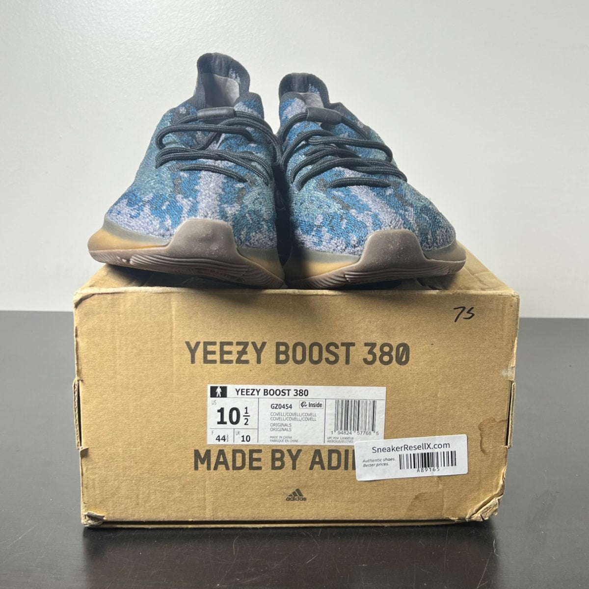 adidas Yeezy Boost 380 Covellite 10.5 (Lightly Worn Pre-Owned)adidasCovellite/Covellite/Covellite - Image 2