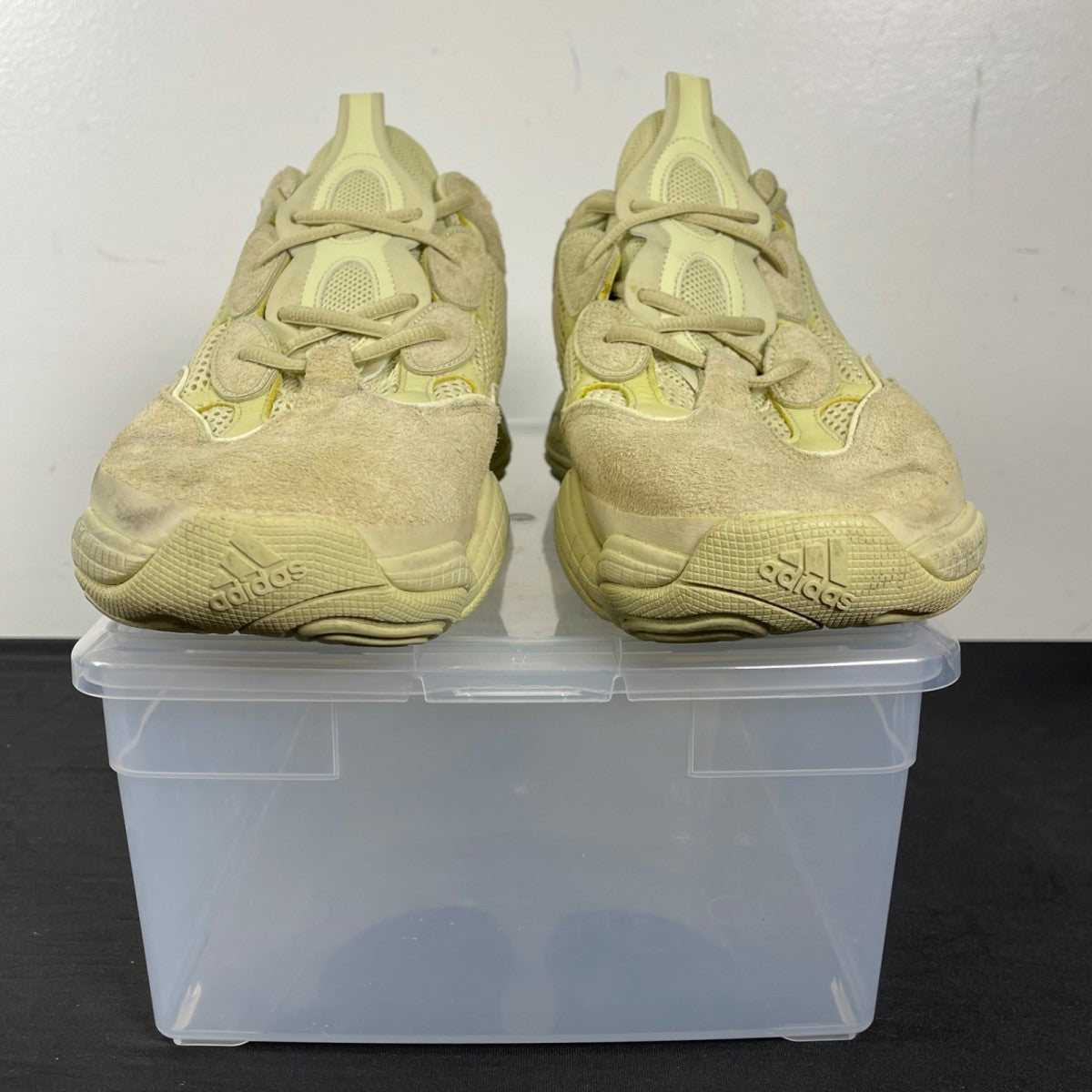 adidas Yeezy 500 Super Moon Yellow 14 (Moderately Worn Pre-Owned)adidasSuper Moon Yellow/Super Moon Yellow/Super Moon Yellow - Image 2