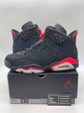 Jordan 6 Retro Infrared Black (2014) 9 (Moderately Worn Pre-Owned) - Image 1