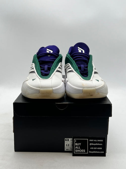 adidas Dame 9 Milwaukee Bucks 12 (Moderately Worn Pre-Owned) - Image 2